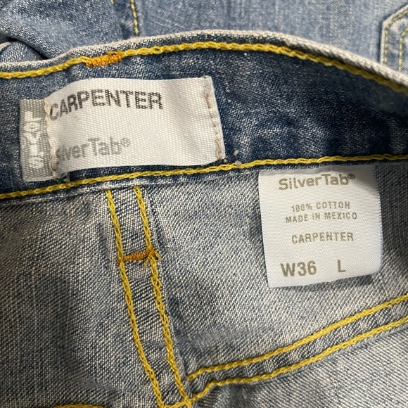 Men’s Vintage Carpenter Silver Tab Levi’s Shorts Size:36 - Picture 5 of 5